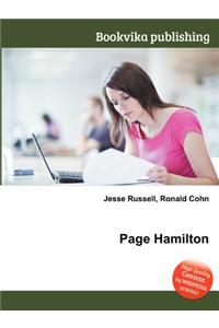 Page Hamilton