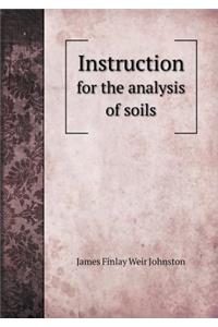 Instruction for the analysis of soils