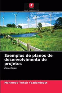 Exemplos de planos de desenvolvimento de projetos