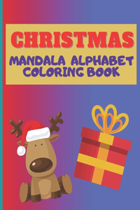 Christmas Mandala Alphabet Coloring Book