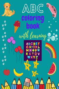 ABC's Coloring book with learning
