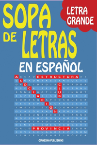 Sopa de Letras en Espanol Letra Grande