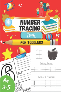 Number tracing Book For Toddlers Age 3-5