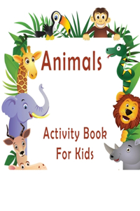 Animals Activity Book For Kids
