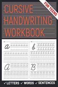 Cursive Handwriting Workbook for Teens