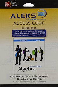 Aleks 360 Access Card (52 Weeks) for Intermediate Algebra