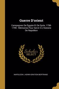 Guerre D'orient