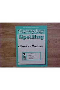 Spelling Practice Masters Gr 7