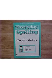 Spelling Practice Masters Gr 7