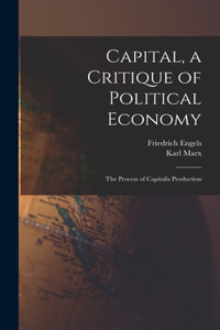 Capital, a Critique of Political Economy