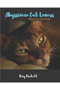 Abyssinian Cat Lovers Writing Journal