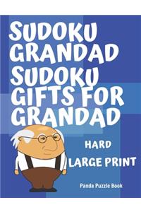 Sudoku Grandad - Sudoku Gifts for Grandad - Hard - Large Print
