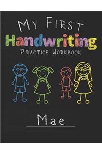 My first Handwriting Practice Workbook Mae