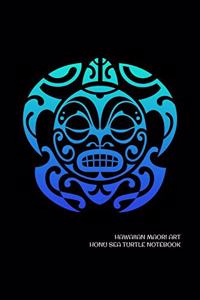 Hawaiian Maori Art Honu Sea Turtle Notebook