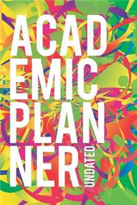 Academic Planner Undated
