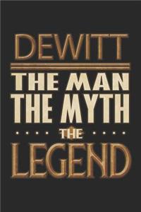Dewitt The Man The Myth The Legend