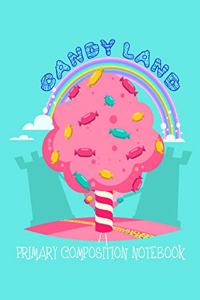 Candy Land Primary Composition Notebook