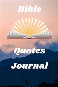 Bible Quotes Journal