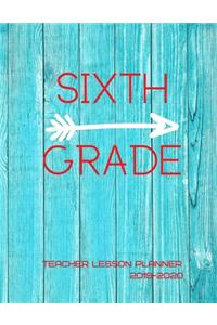 Sixth Grade Teacher Lesson Planner 2019-2020