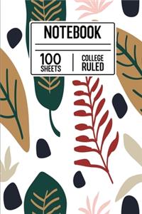 Notebook 100 Sheets College Ruled