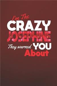 I'm The Crazy Josephine They Warned You About