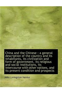 China and the Chinese