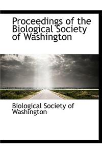 Proceedings of the Biological Society of Washington