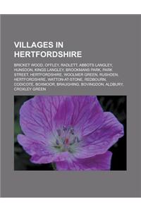 Villages in Hertfordshire