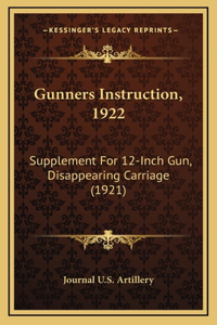 Gunners Instruction, 1922