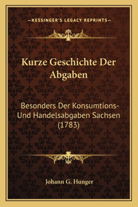 Kurze Geschichte Der Abgaben