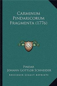 Carminum Pindaricorum Fragmenta (1776)