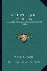 A Kegyuri Jog Kongrua