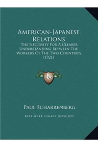 American-Japanese Relations