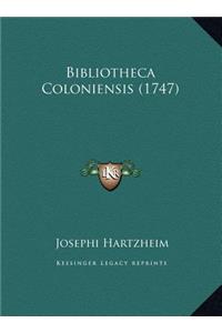 Bibliotheca Coloniensis (1747)