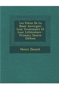 Les Patois de La Basse Auvergne