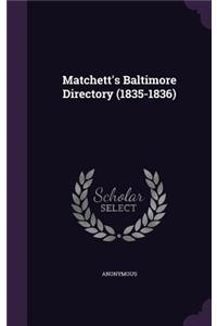 Matchett's Baltimore Directory (1835-1836)