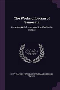 Works of Lucian of Samosata