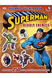 Superman Deadly Enemies Ultimate Sticker Book