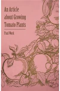 Article about Growing Tomato Plants