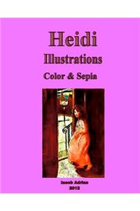 Heidi Illustrations Color & Sepia