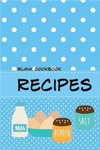 Blank Cookbook Recipes