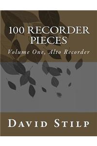 100 Recorder Pieces Volume One, Alto Recorder