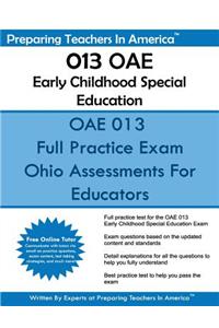 013 OAE Early Childhood Special Education
