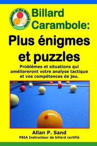 Billard Carambole - Plus énigmes et puzzles