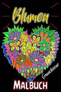 Blumen Malbuch für Erwachsene