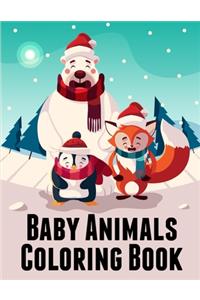 Baby Animals Coloring Book