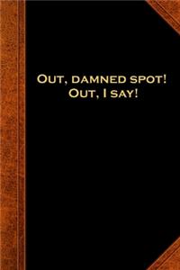 2020 Daily Planner Shakespeare Quote Out Damned Spot 388 Pages