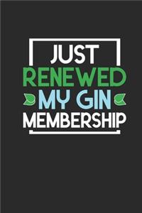 Just Renewed My Gin Membership