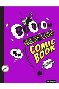 Create Own Comic Book (Violet)