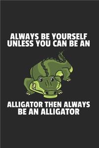Krokodil Alligator Notizbuch
